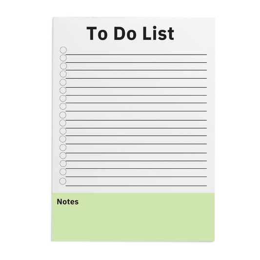 A5 To Do List Note Pad - Comes With Stick On Magnets For Fridge Notebook